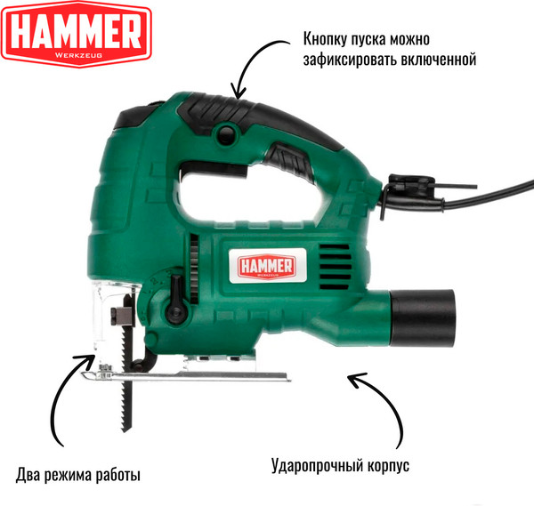 Изображение товара Электролобзик Hammer LZK750А