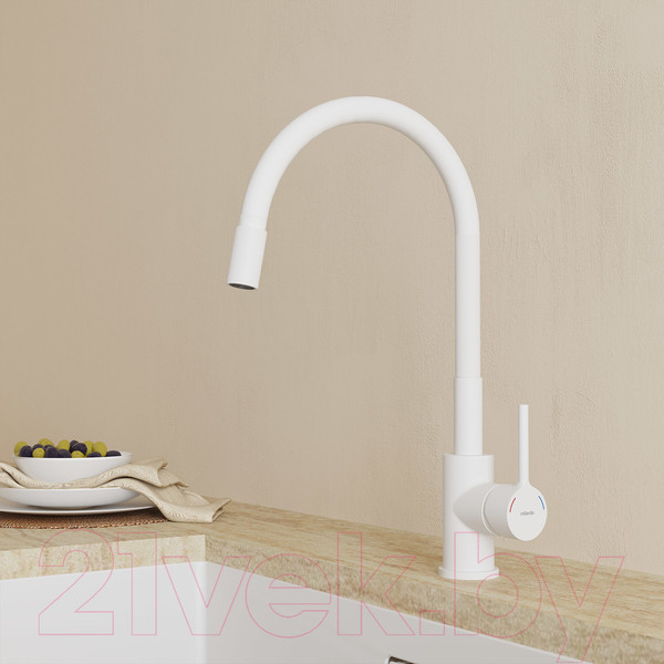 Изображение товара Смеситель Milardo Meal M01WT0FM05 (белый матовый)