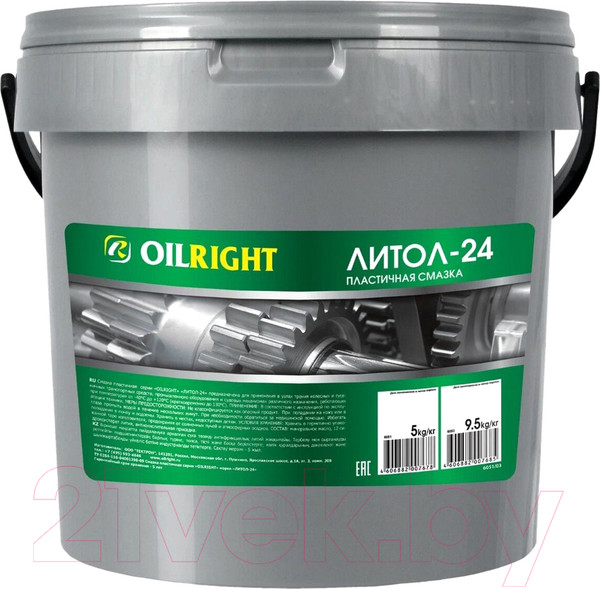 Изображение товара Смазка техническая Oil Right Литол-24 (9.5кг)