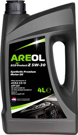 Изображение товара Моторное масло Areol Eco Protect Z 5W30 / 5W30AR008 (4л)