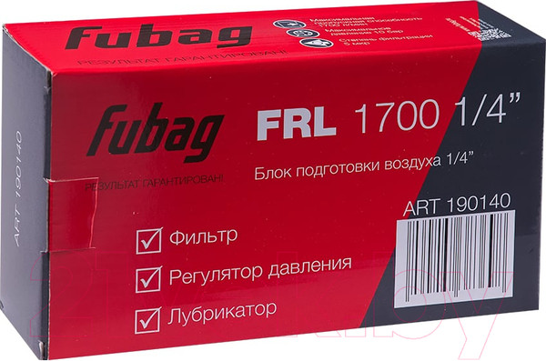 Изображение товара Блок подготовки воздуха Fubag FRL 1700 1/4 (190140)