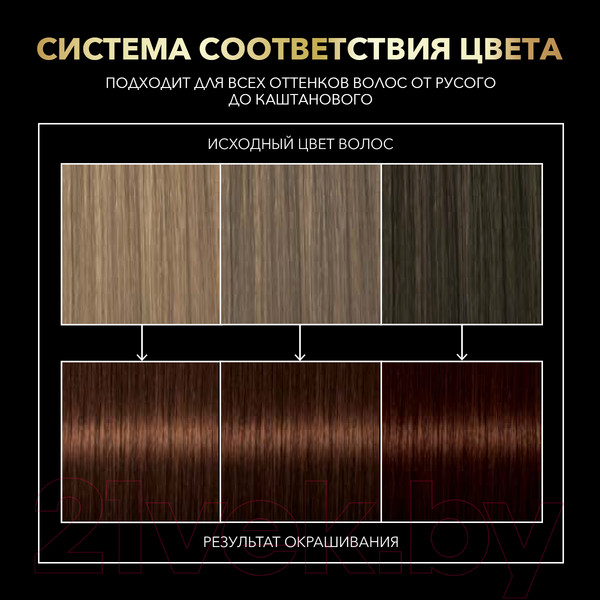 Изображение товара Крем-краска для волос Сьёсс Oleo Intense стойкая 4-18 (шоколадный каштановый)