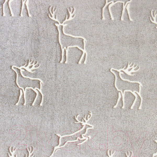 Изображение товара Плед Этель Олени / 9518070 (корал-флис)