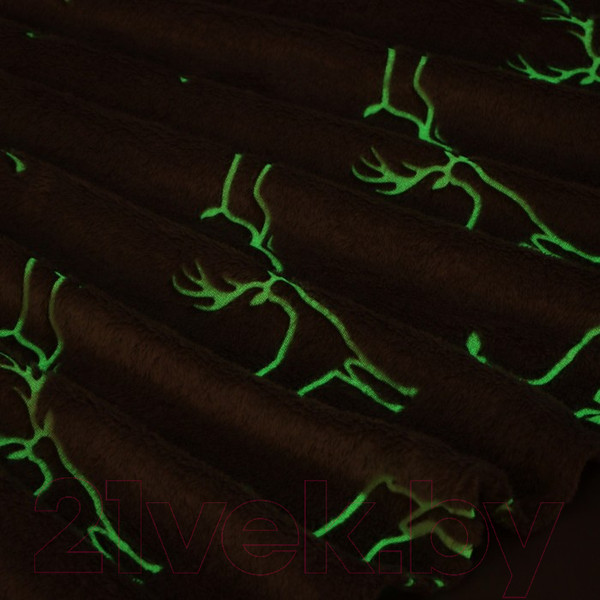 Изображение товара Плед Этель Олени / 9518070 (корал-флис)