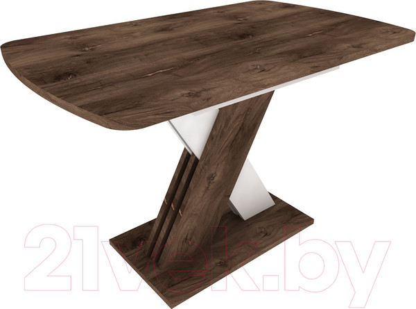 Изображение товара Обеденный стол Eligard Mirage (дуб нокс/белый)