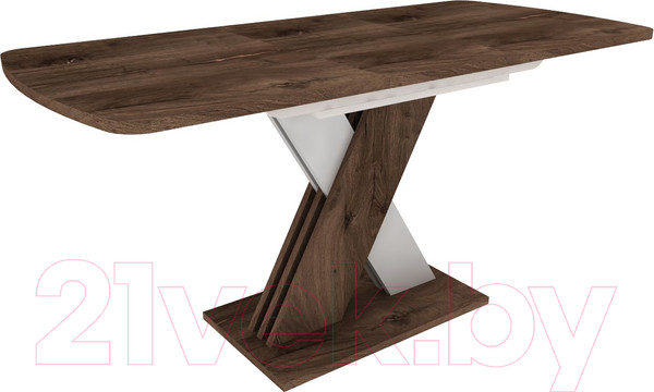 Изображение товара Обеденный стол Eligard Mirage (дуб нокс/белый)