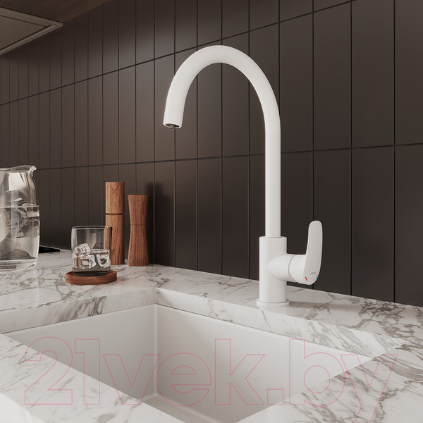 Изображение товара Смеситель Milardo Rora RORWTFJM05 (белый матовый)