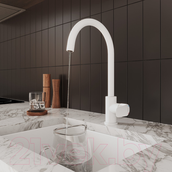 Изображение товара Смеситель Milardo Rora RORWTFJM05 (белый матовый)