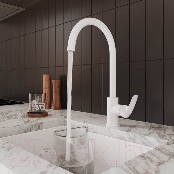 Изображение товара Смеситель Milardo Rora RORWTFJM05 (белый матовый)