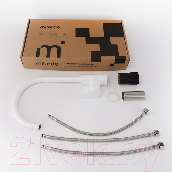 Изображение товара Смеситель Milardo Rora RORWTFJM05 (белый матовый)