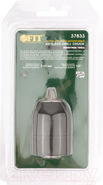 Изображение товара Патрон сверлильный FIT 1/2/-13мм / 37833