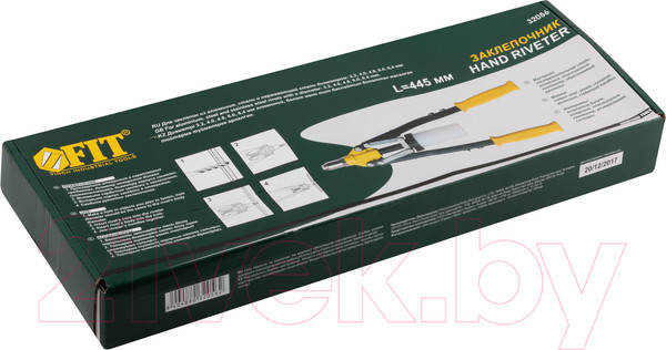 Изображение товара Ручной заклепочник FIT Усиленный с длинными ручками / 32056