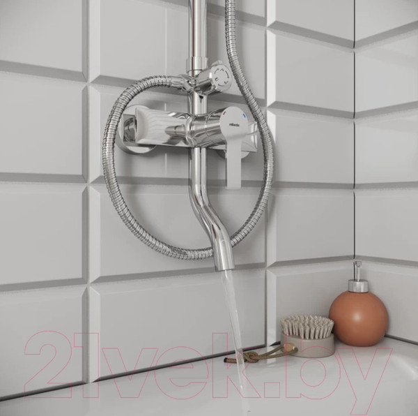 Изображение товара Душевая система со смесителем Milardo Stripe STRSB1FM06 (с верхним душем)