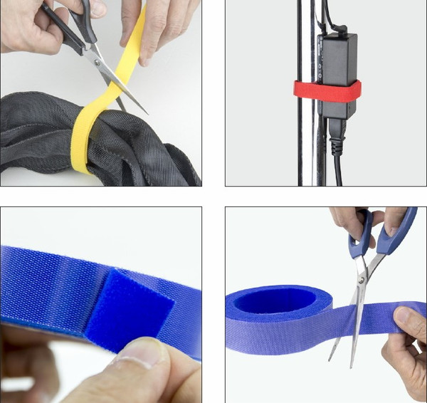 Изображение товара Стяжка для кабеля Kupo Molded EZ-Tie Strap MEZ-S1605B (черный)