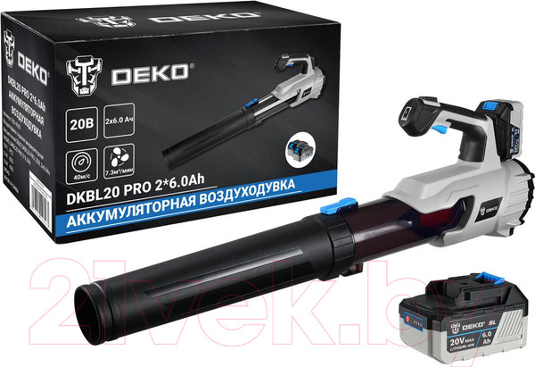 Изображение товара Воздуходувка аккумуляторная Deko DKBL20 Pro / 063-4362