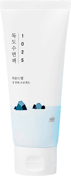 Изображение товара Маска для лица кремовая Round Lab 1025 Dokdo Sleeping Pack Отшелушивающая с морской водой (100мл)