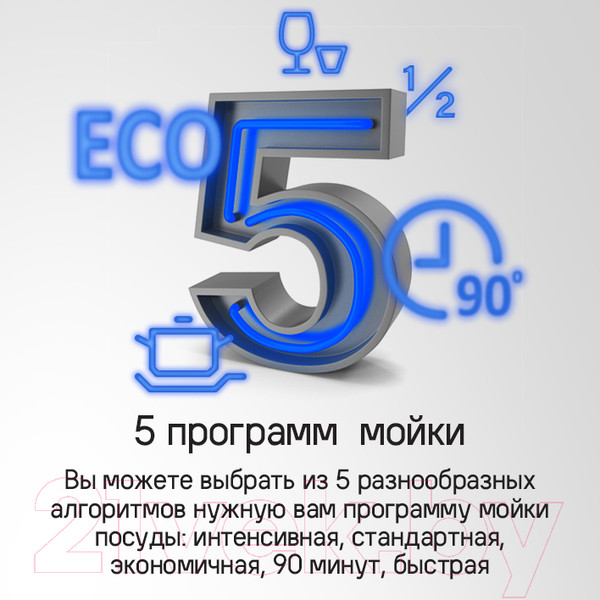 Изображение товара Посудомоечная машина Maunfeld MLP6022A01