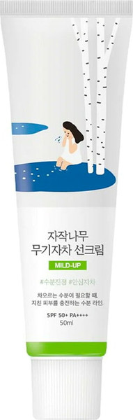 Изображение товара Крем солнцезащитный Round Lab Mild-up Sunscreen SPF50+PA++++ с березовым соком (50мл)