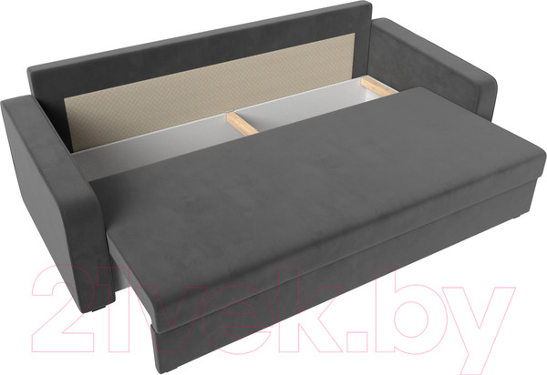 Изображение товара Диван Лига Диванов Лига-009 / 118045 (велюр серый)