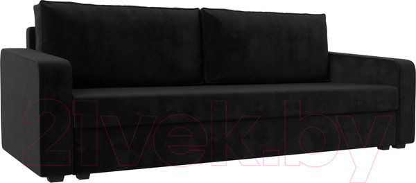 Изображение товара Диван Лига Диванов Лига-009 / 118047 (велюр черный)