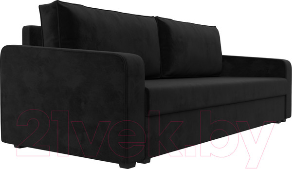 Изображение товара Диван Лига Диванов Лига-009 / 118047 (велюр черный)