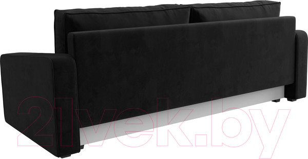 Изображение товара Диван Лига Диванов Лига-009 / 118047 (велюр черный)