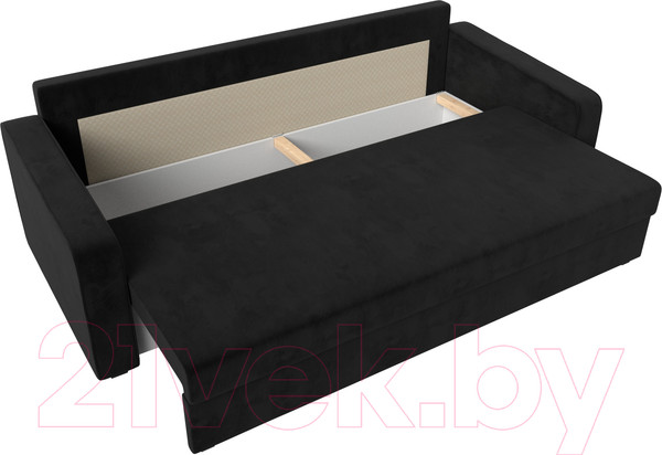 Изображение товара Диван Лига Диванов Лига-009 / 118047 (велюр черный)