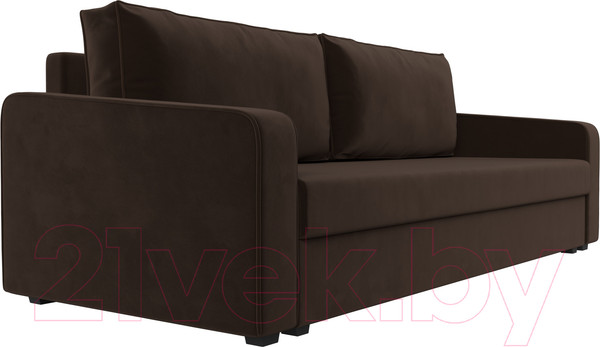 Изображение товара Диван Лига Диванов Лига-009 / 118053 (микровельвет коричневый)