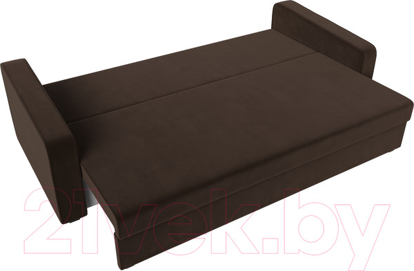 Изображение товара Диван Лига Диванов Лига-009 / 118053 (микровельвет коричневый)