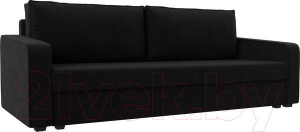 Изображение товара Диван Лига Диванов Лига-009 / 118056 (микровельвет черный)