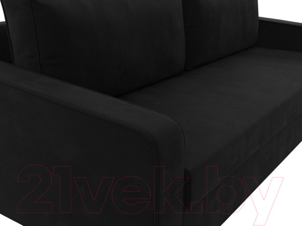 Изображение товара Диван Лига Диванов Лига-009 / 118056 (микровельвет черный)