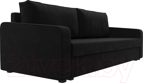 Изображение товара Диван Лига Диванов Лига-009 / 118056 (микровельвет черный)