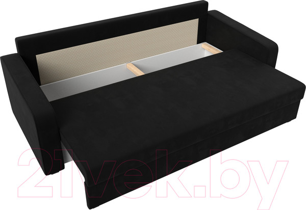 Изображение товара Диван Лига Диванов Лига-009 / 118056 (микровельвет черный)