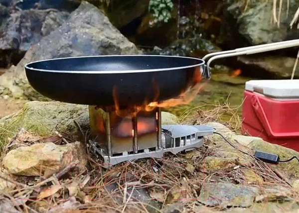 Изображение товара Печь-щепочница BRS BRS-116 с наддувом