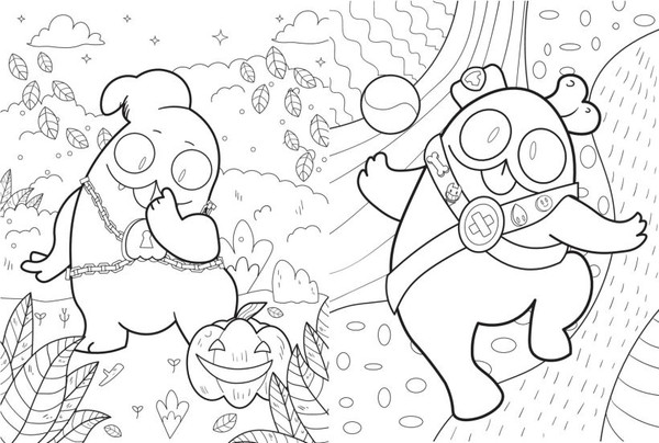 Изображение товара Раскраска Эксмо Выбери своего бравлера, мягкая обложка