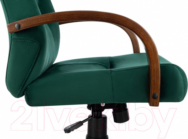 Изображение товара Кресло офисное Бюрократ T-9928WALNUT Fabric (зеленый Italia Green/дерево)