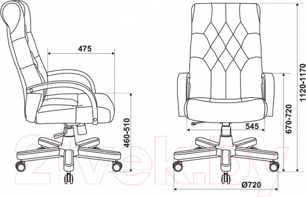 Изображение товара Кресло офисное Бюрократ T-9928WALNUT Fabric (зеленый Italia Green/дерево)