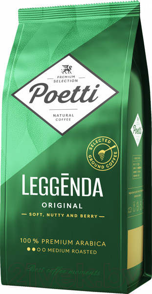 Изображение товара Кофе молотый Poetti Leggenda Original (250г)