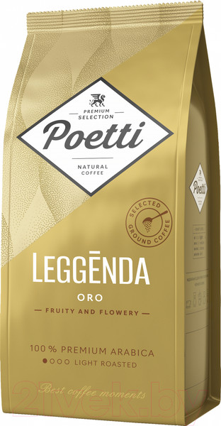 Изображение товара Кофе молотый Poetti Leggenda Oro (250г)