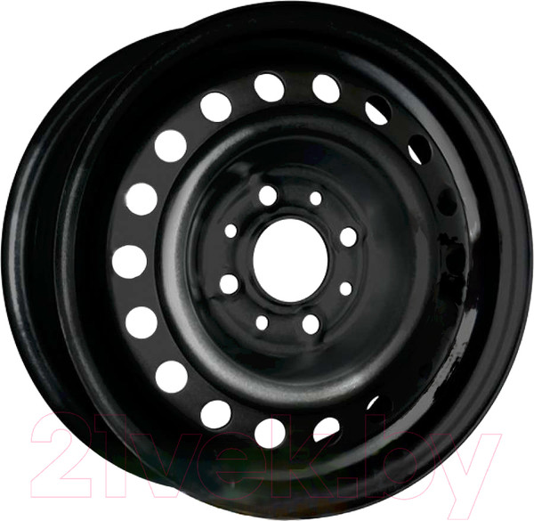 Изображение товара Штампованный диск Magnetto 16024 16x6.5" 5x139.7мм DIA 98.1мм ET 40мм Black