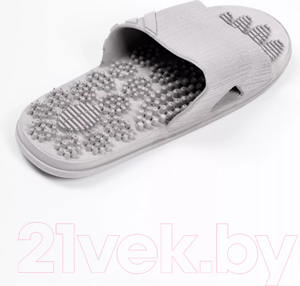 Изображение товара Тапочки домашние Amaro Home Relax Step Открытый нос / HOME-4019RS1-Gr-42 (р.42-43, серый)