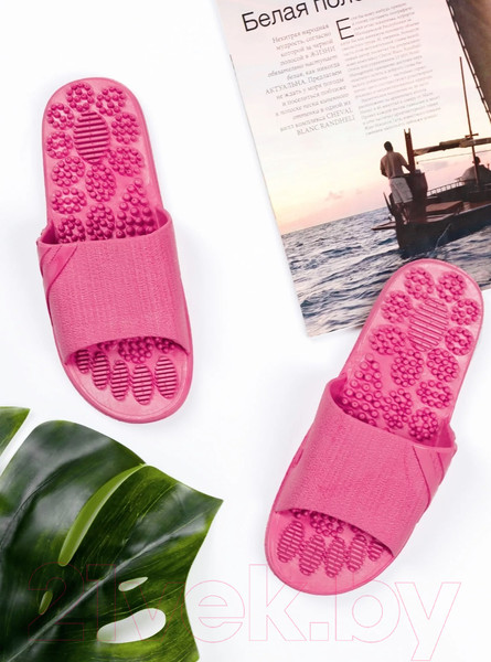 Изображение товара Тапочки домашние Amaro Home Relax Step Открытый нос / HOME-4019RS1-F-42 (р.42-43, фуксия)
