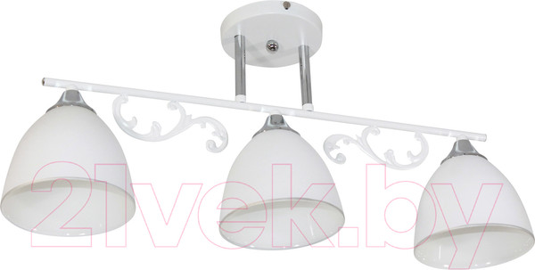 Изображение товара Потолочный светильник Элетех 21278-6/3 НПБ 01-3х60-211 Е27 / 1005405243 (белый хром)