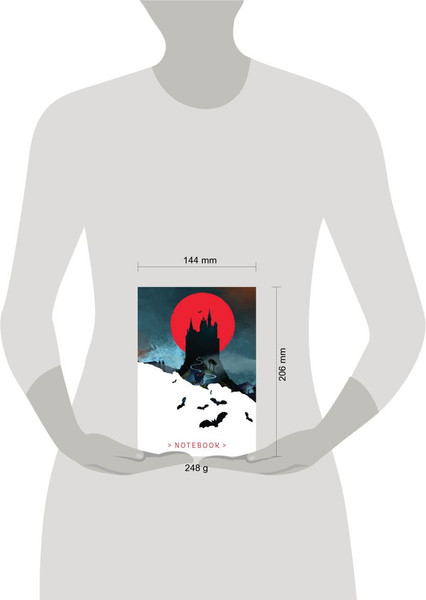 Изображение товара Записная книжка Эксмо Замок Дракулы / 9785041888336