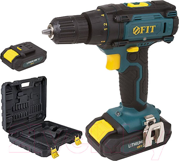Изображение товара Аккумуляторная дрель-шуруповерт FIT 80199