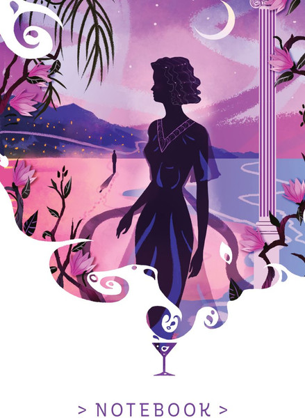 Изображение товара Записная книжка Эксмо Ночь нежна / 9785041888329