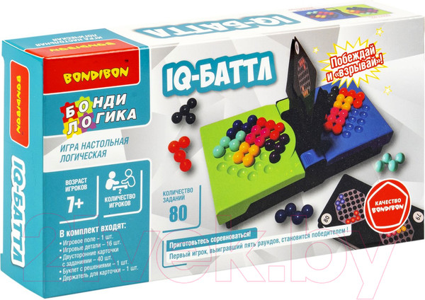 Изображение товара Настольная игра Bondibon БондиЛогика IQ-Баттл / ВВ5987