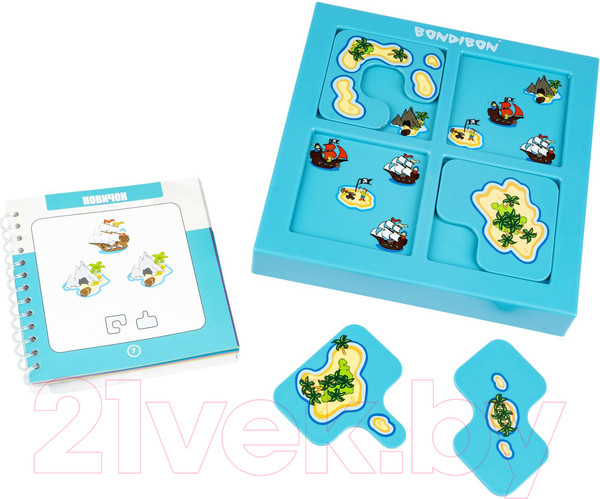 Изображение товара Настольная игра Bondibon БондиЛогика Пираты. Прятки / ВВ6010