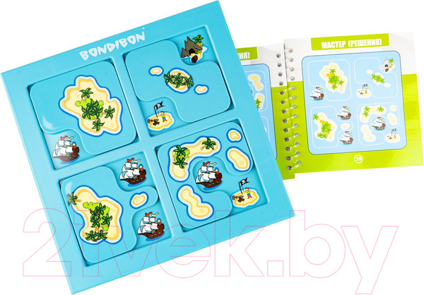 Изображение товара Настольная игра Bondibon БондиЛогика Пираты. Прятки / ВВ6010