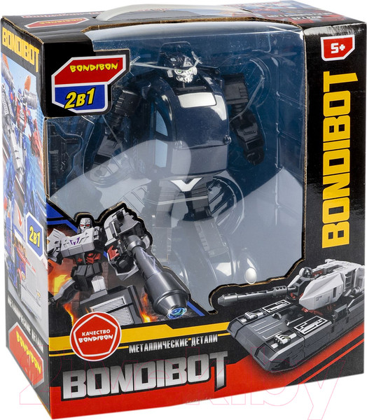Изображение товара Робот-трансформер Bondibon Bondibot Полицейская машина / ВВ6061
